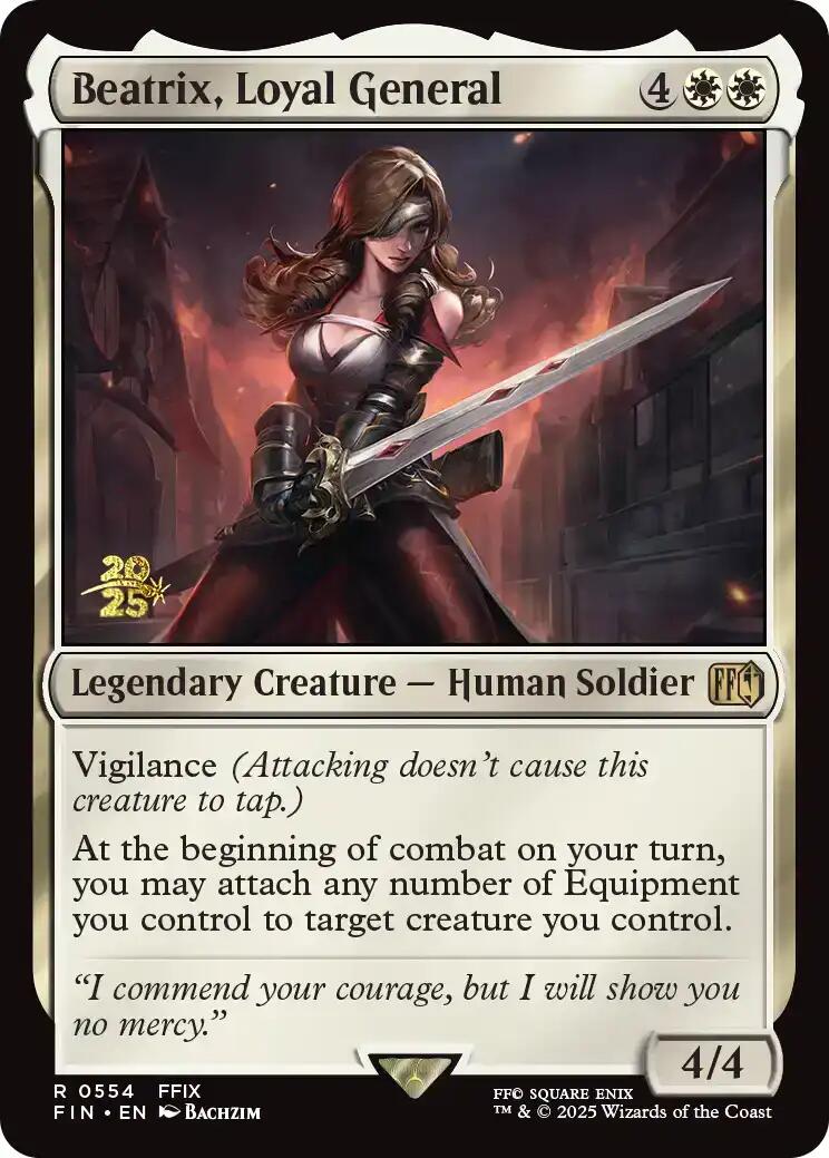 Beatrix, Loyal General [FINAL FANTASY Prerelease Promo] | Game Master's Emporium (The New GME)