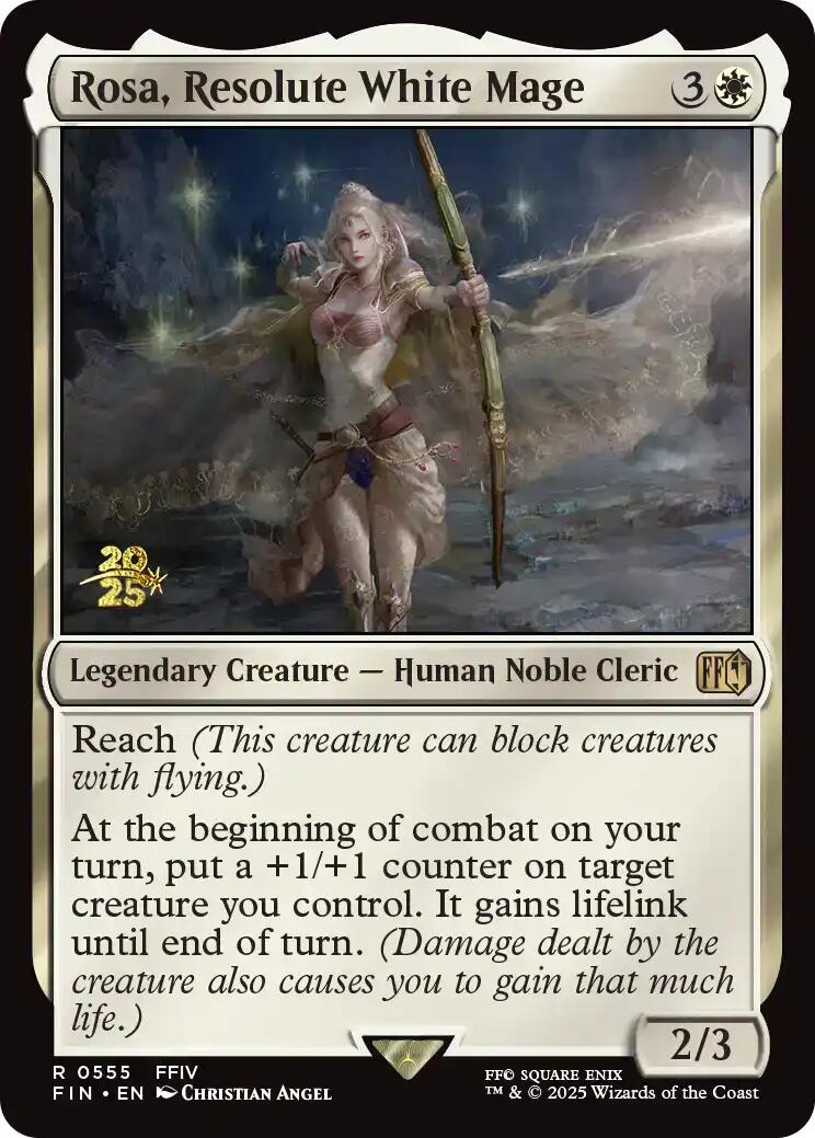 Rosa, Resolute White Mage [FINAL FANTASY Prerelease Promo] | Game Master's Emporium (The New GME)
