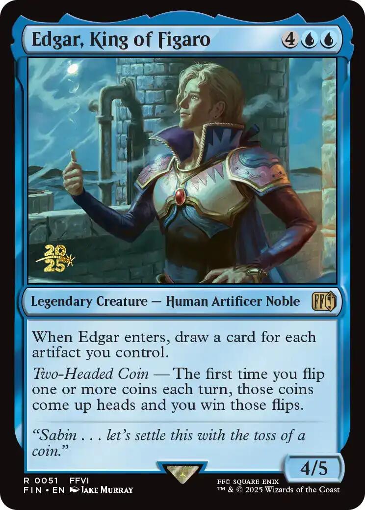 Edgar, King of Figaro [FINAL FANTASY Prerelease Promo] | Game Master's Emporium (The New GME)