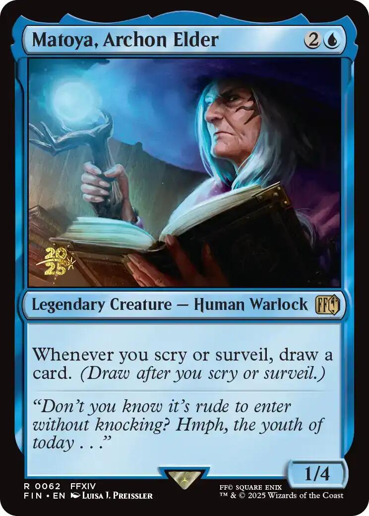 Matoya, Archon Elder [FINAL FANTASY Prerelease Promo] | Game Master's Emporium (The New GME)
