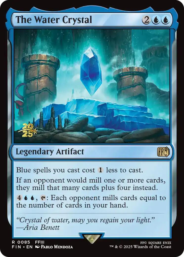The Water Crystal [FINAL FANTASY Prerelease Promo] | Game Master's Emporium (The New GME)