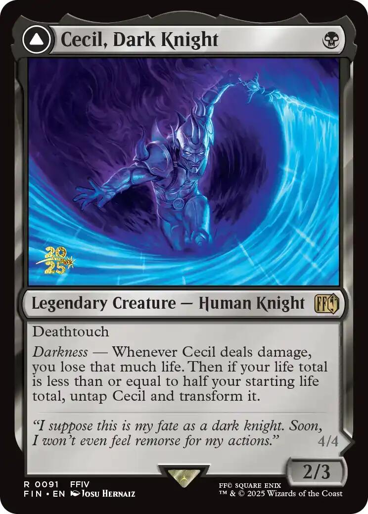 Cecil, Dark Knight [FINAL FANTASY Prerelease Promo] | Game Master's Emporium (The New GME)