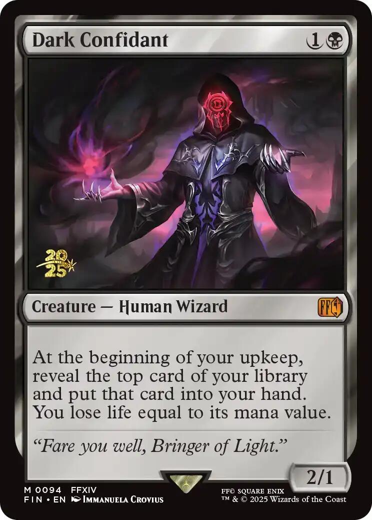 Dark Confidant [FINAL FANTASY Prerelease Promo] | Game Master's Emporium (The New GME)