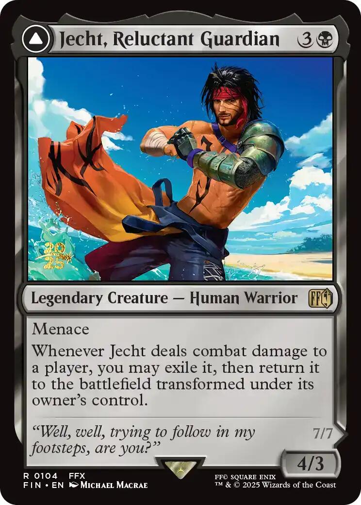 Jecht, Reluctant Guardian // Braska's Final Aeon [FINAL FANTASY Prerelease Promo] | Game Master's Emporium (The New GME)
