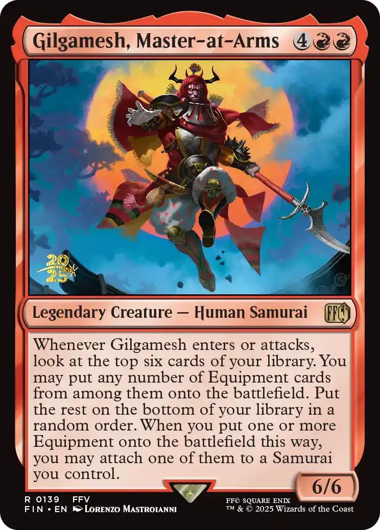 Gilgamesh, Master-at-Arms [FINAL FANTASY Prerelease Promo] | Game Master's Emporium (The New GME)