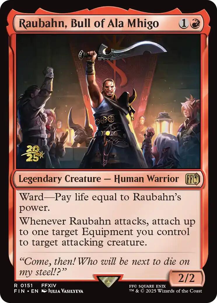 Raubahn, Bull of Ala Mhigo [FINAL FANTASY Prerelease Promo] | Game Master's Emporium (The New GME)