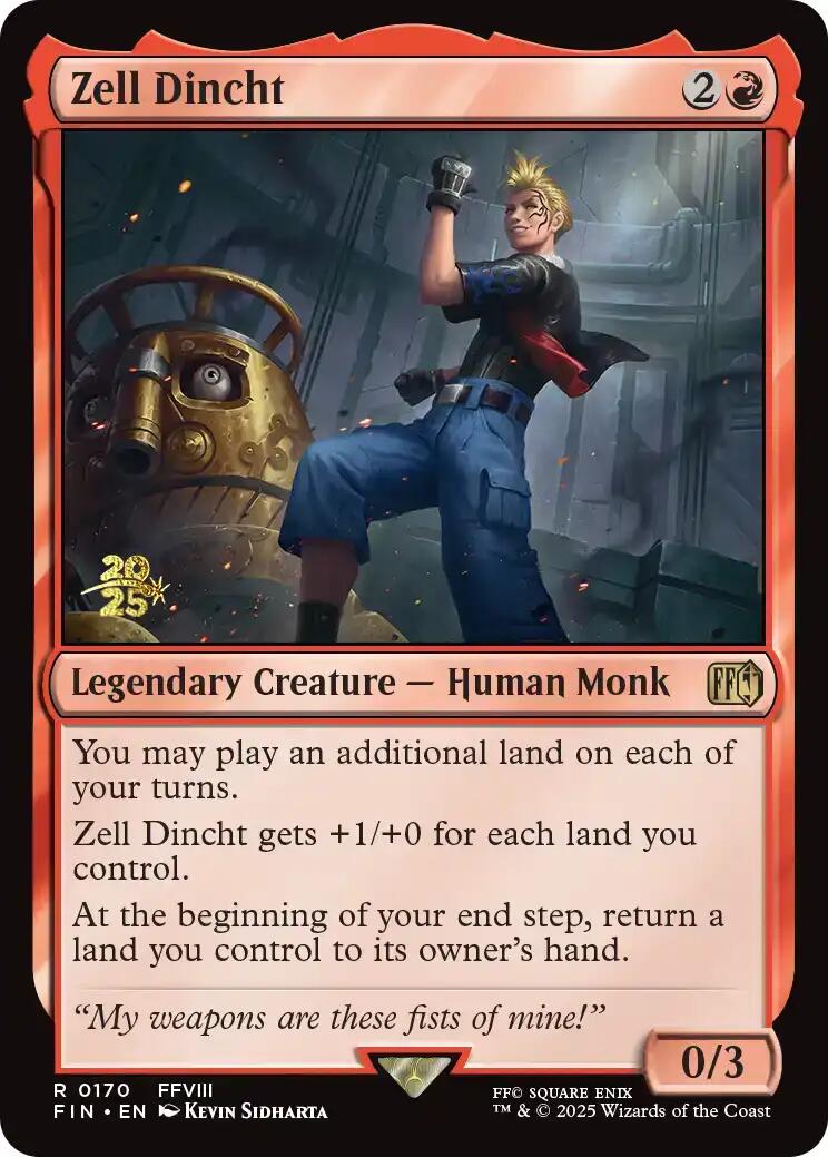 Zell Dincht [FINAL FANTASY Prerelease Promo] | Game Master's Emporium (The New GME)