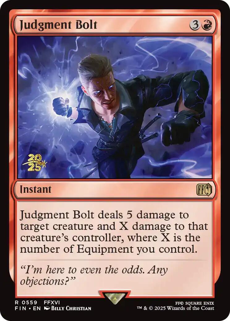 Judgment Bolt [FINAL FANTASY Prerelease Promo] | Game Master's Emporium (The New GME)