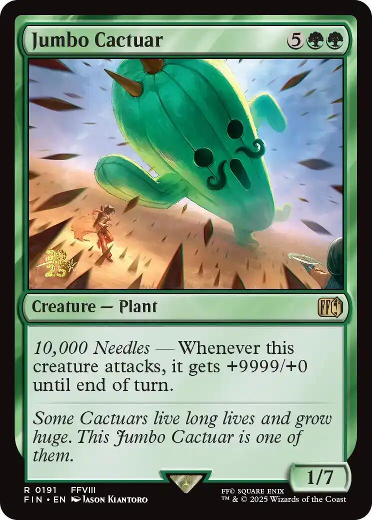 Jumbo Cactuar [FINAL FANTASY Prerelease Promo] | Game Master's Emporium (The New GME)