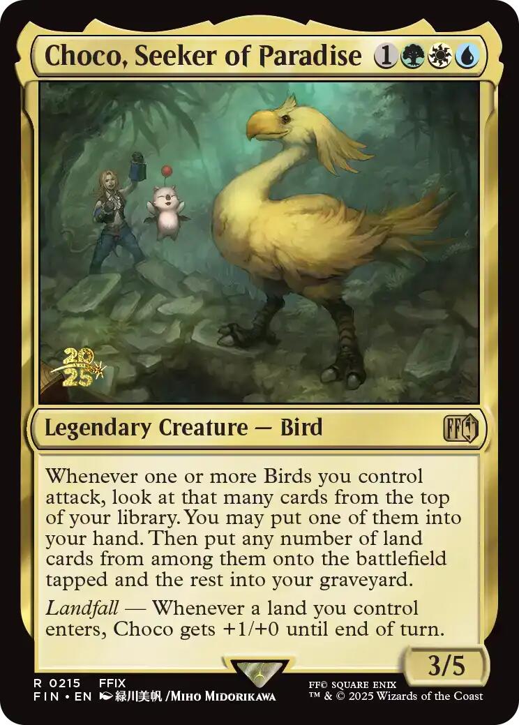 Choco, Seeker of Paradise [FINAL FANTASY Prerelease Promo] | Game Master's Emporium (The New GME)