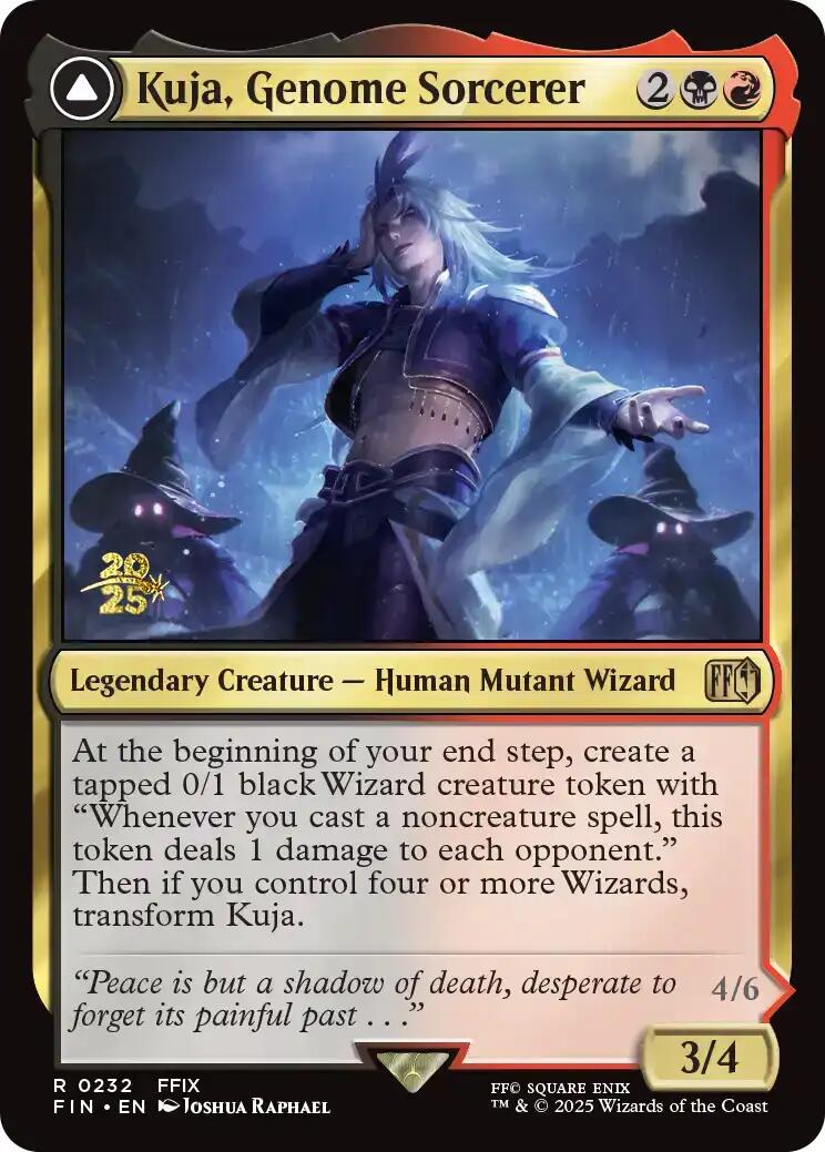 Kuja, Genome Sorcerer // Trance Kuja, Fate Defied [FINAL FANTASY Prerelease Promo] | Game Master's Emporium (The New GME)