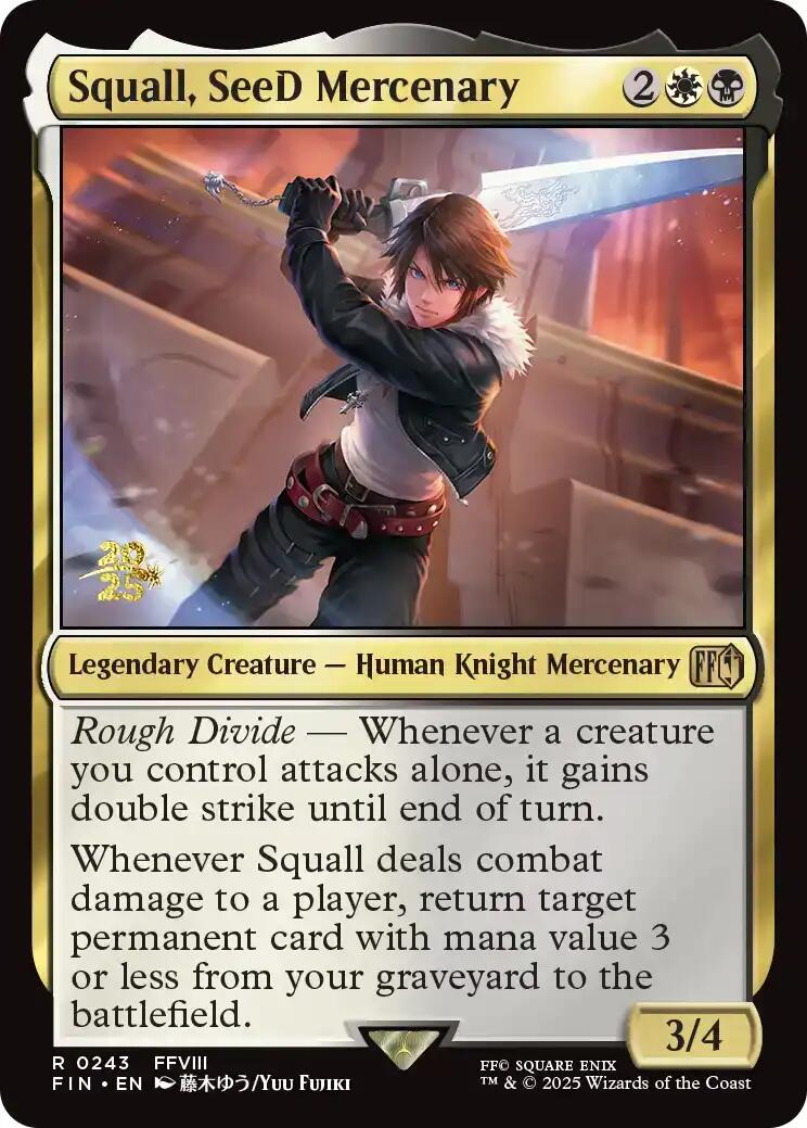 Squall, SeeD Mercenary [FINAL FANTASY Prerelease Promo] | Game Master's Emporium (The New GME)