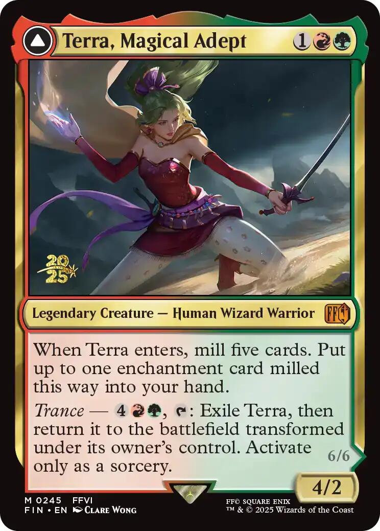 Terra, Magical Adept // Esper Terra [FINAL FANTASY Prerelease Promo] | Game Master's Emporium (The New GME)