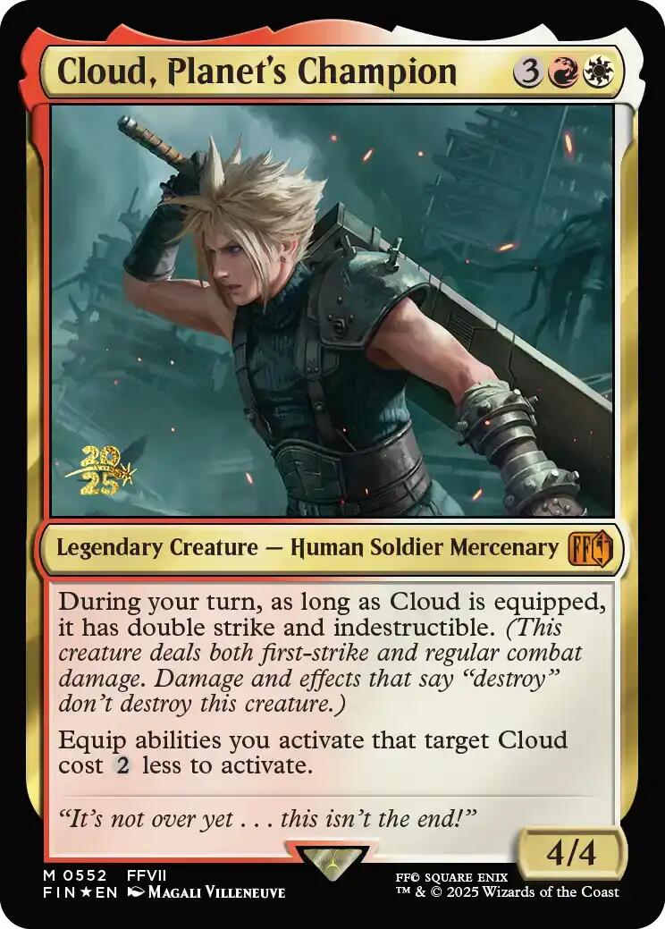 Cloud, Planet's Champion [FINAL FANTASY Prerelease Promo] | Game Master's Emporium (The New GME)