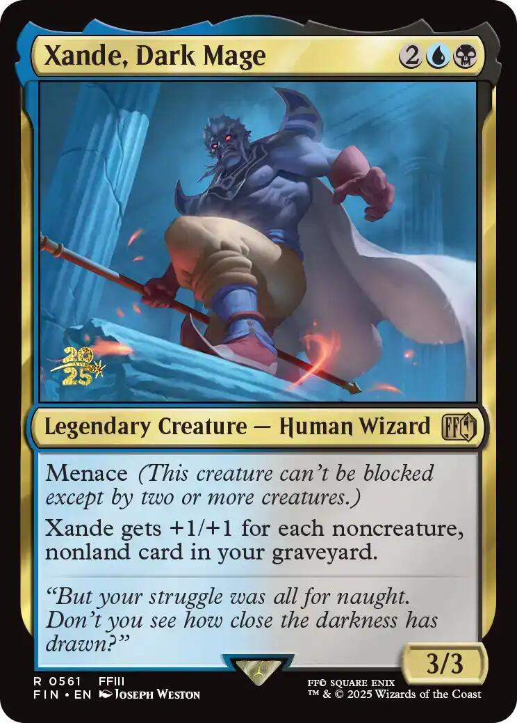 Xande, Dark Mage [FINAL FANTASY Prerelease Promo] | Game Master's Emporium (The New GME)