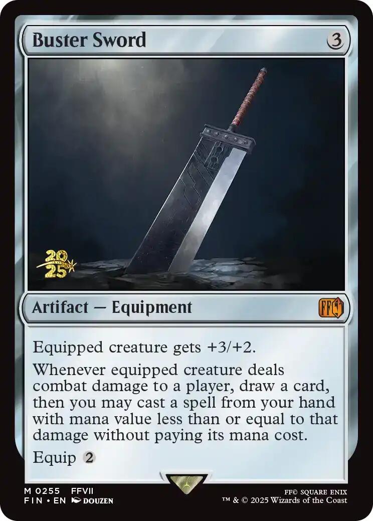 Buster Sword [FINAL FANTASY Prerelease Promo] | Game Master's Emporium (The New GME)