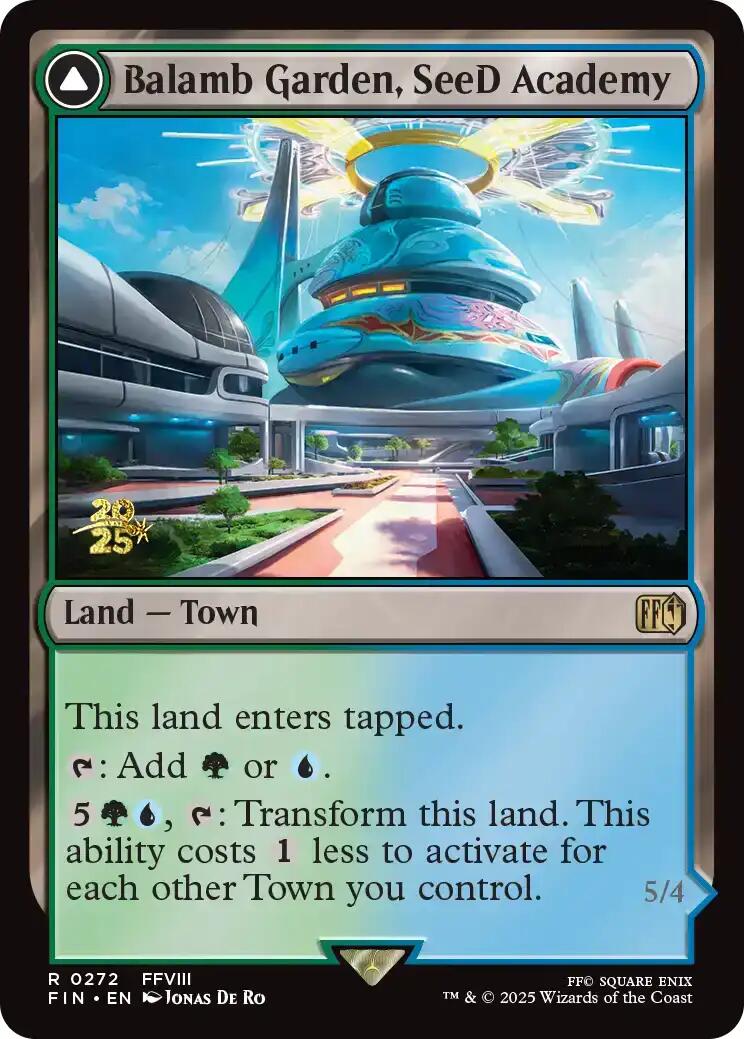 Balamb Garden, SeeD Academy // Balamb Garden, Airborne [FINAL FANTASY Prerelease Promo] | Game Master's Emporium (The New GME)