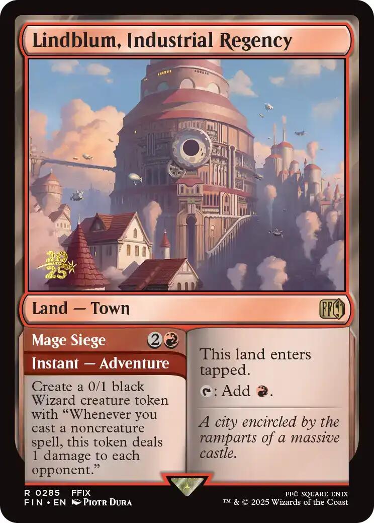 Lindblum, Industrial Regency [FINAL FANTASY Prerelease Promo] | Game Master's Emporium (The New GME)