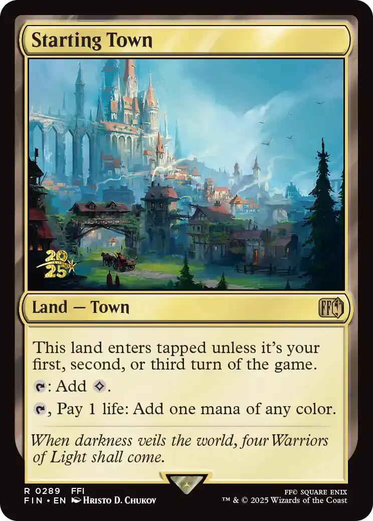 Starting Town [FINAL FANTASY Prerelease Promo] | Game Master's Emporium (The New GME)