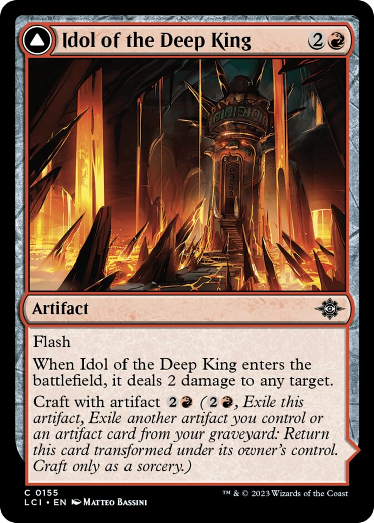 Idol of the Deep King // Sovereign's Macuahuitl [The Lost Caverns of Ixalan] | Game Master's Emporium (The New GME)