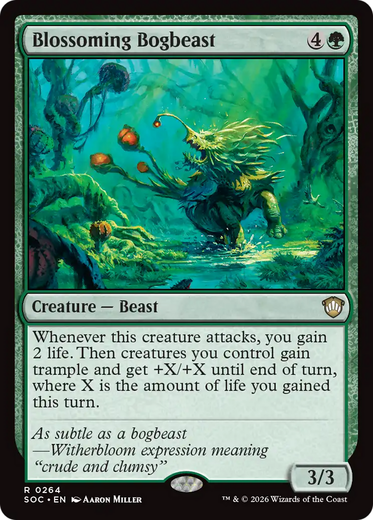 Blossoming Bogbeast [Secrets of Strixhaven Commander] | Game Master's Emporium (The New GME)