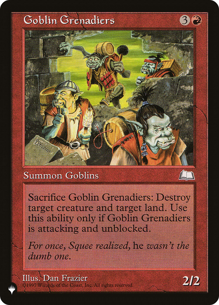 Goblin Grenadiers [The List] | Game Master's Emporium (The New GME)