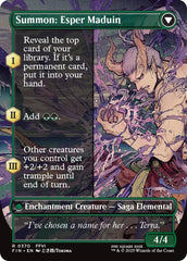 Esper Origins // Summon: Esper Maduin (Borderless) [FINAL FANTASY] | Game Master's Emporium (The New GME)