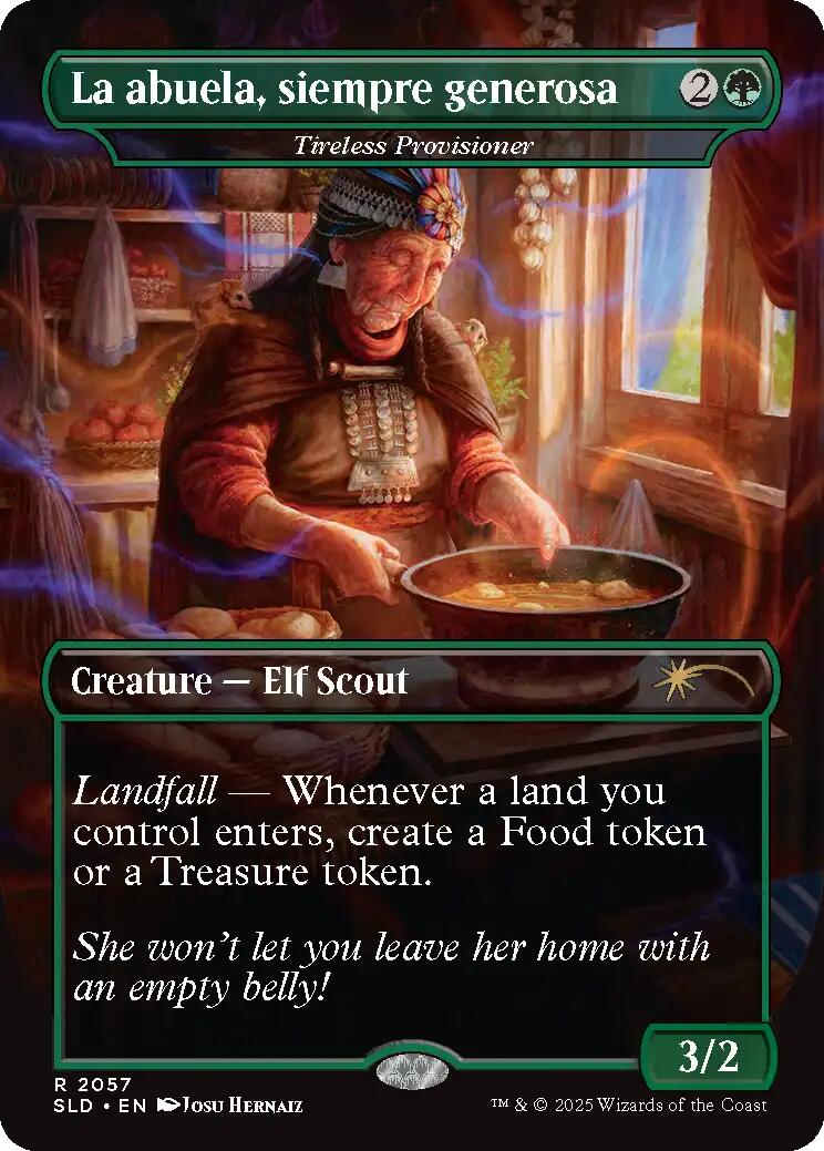 La abuela, siempre generosa - Tireless Provisioner [Secret Lair Drop Series] | Game Master's Emporium (The New GME)