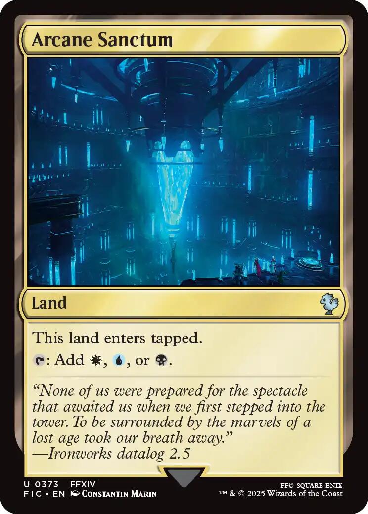Arcane Sanctum (Surge Foil) [FINAL FANTASY Commander] | Game Master's Emporium (The New GME)