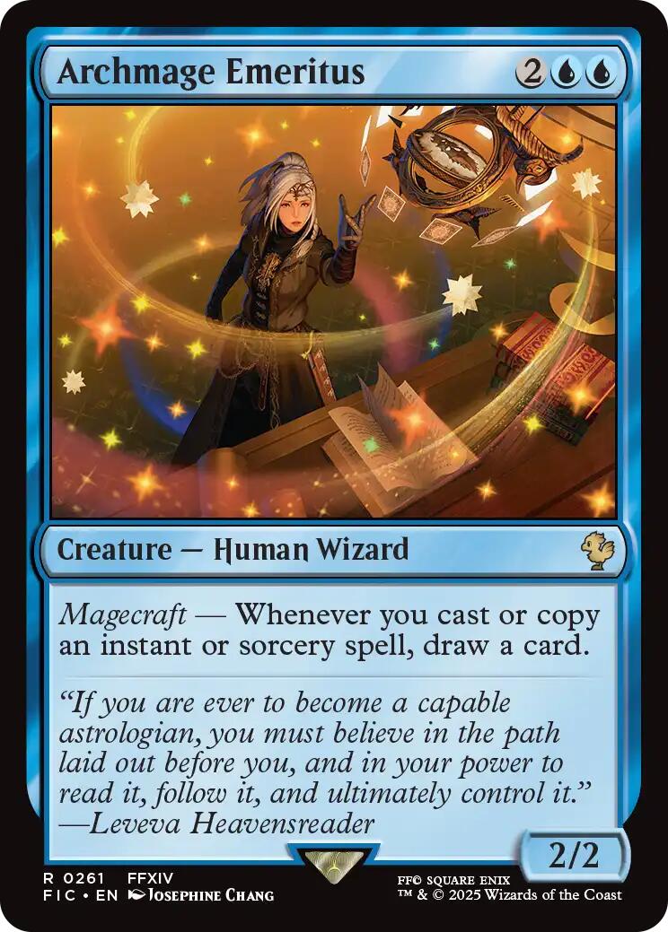 Archmage Emeritus (Surge Foil) [FINAL FANTASY Commander] | Game Master's Emporium (The New GME)