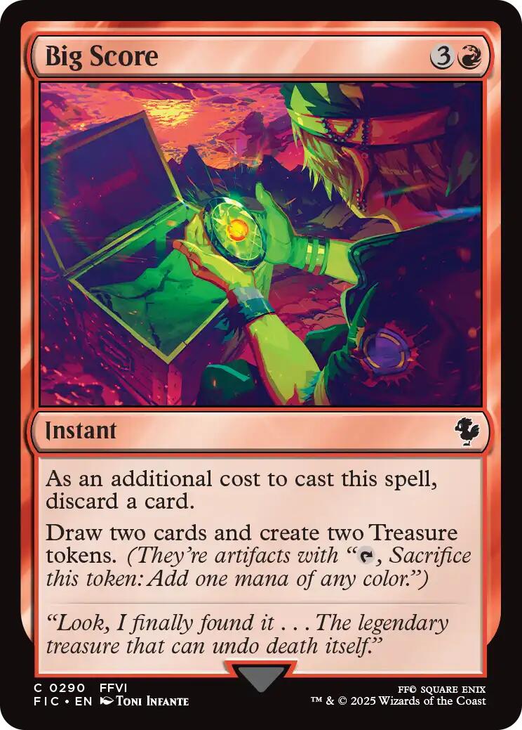 Big Score (Surge Foil) [FINAL FANTASY Commander] | Game Master's Emporium (The New GME)