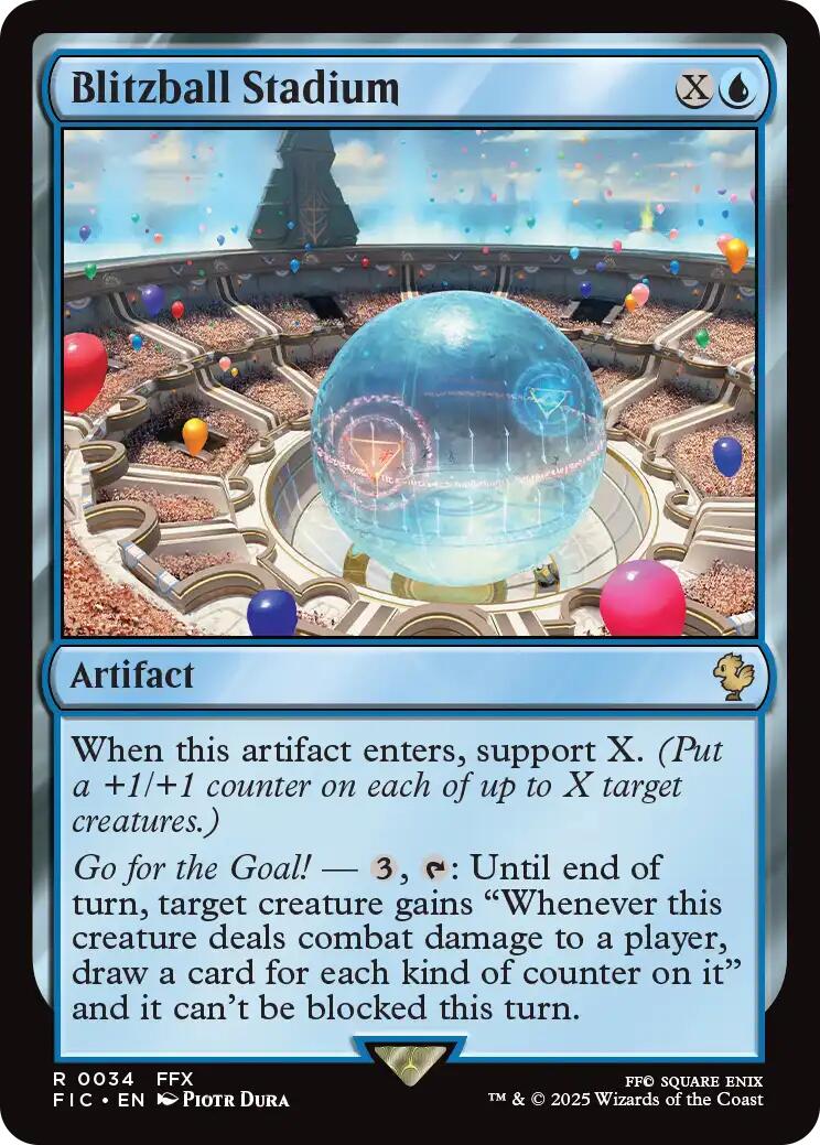 Blitzball Stadium (Surge Foil) [FINAL FANTASY Commander] | Game Master's Emporium (The New GME)