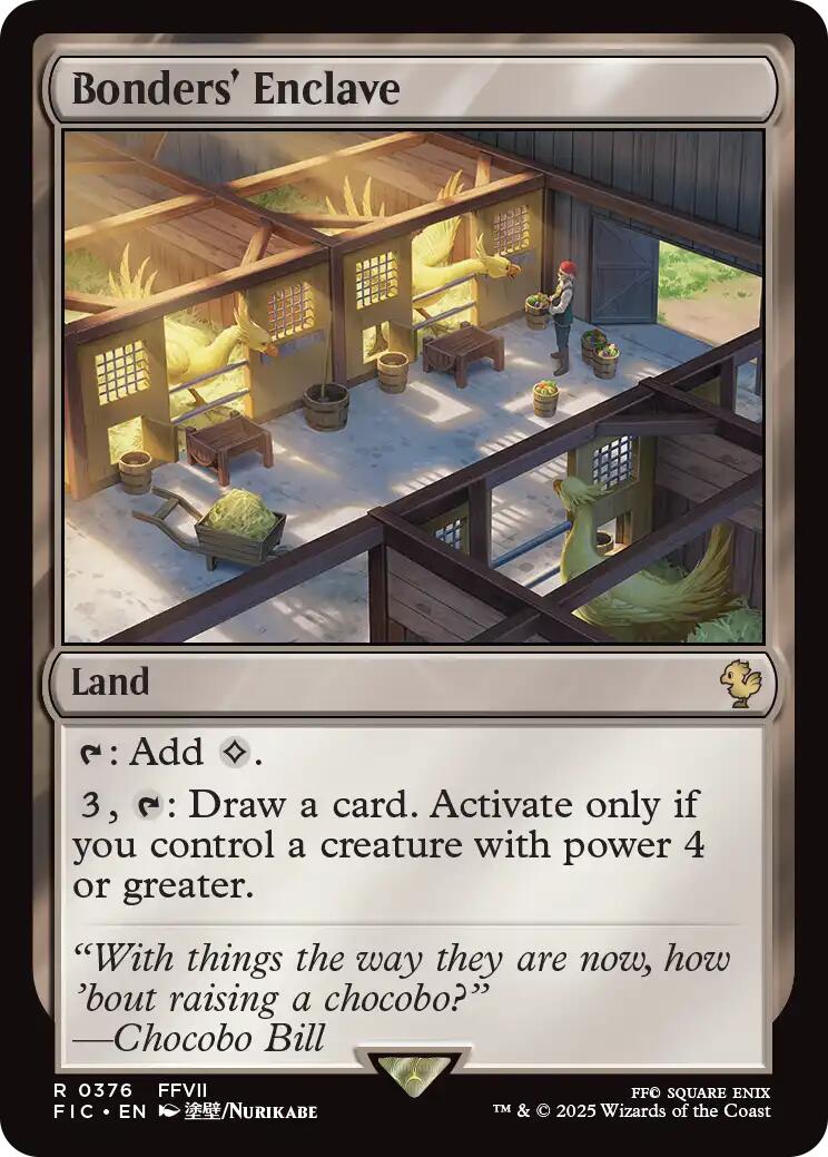 Bonders' Enclave (Surge Foil) [FINAL FANTASY Commander] | Game Master's Emporium (The New GME)