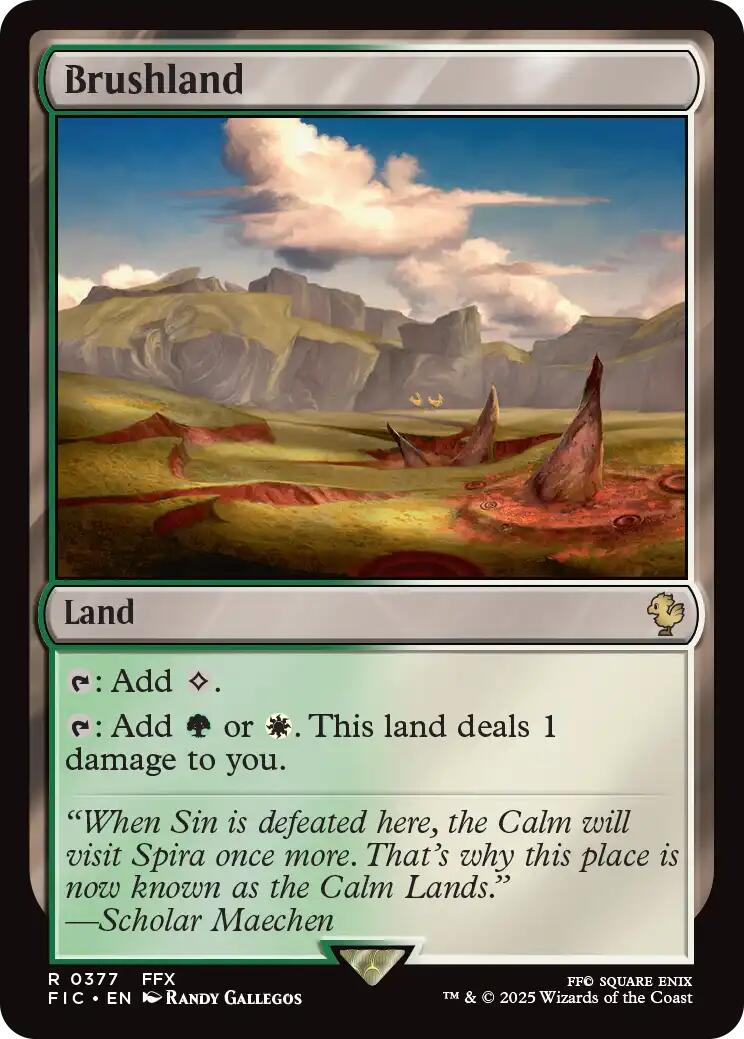 Brushland (Surge Foil) [FINAL FANTASY Commander] | Game Master's Emporium (The New GME)
