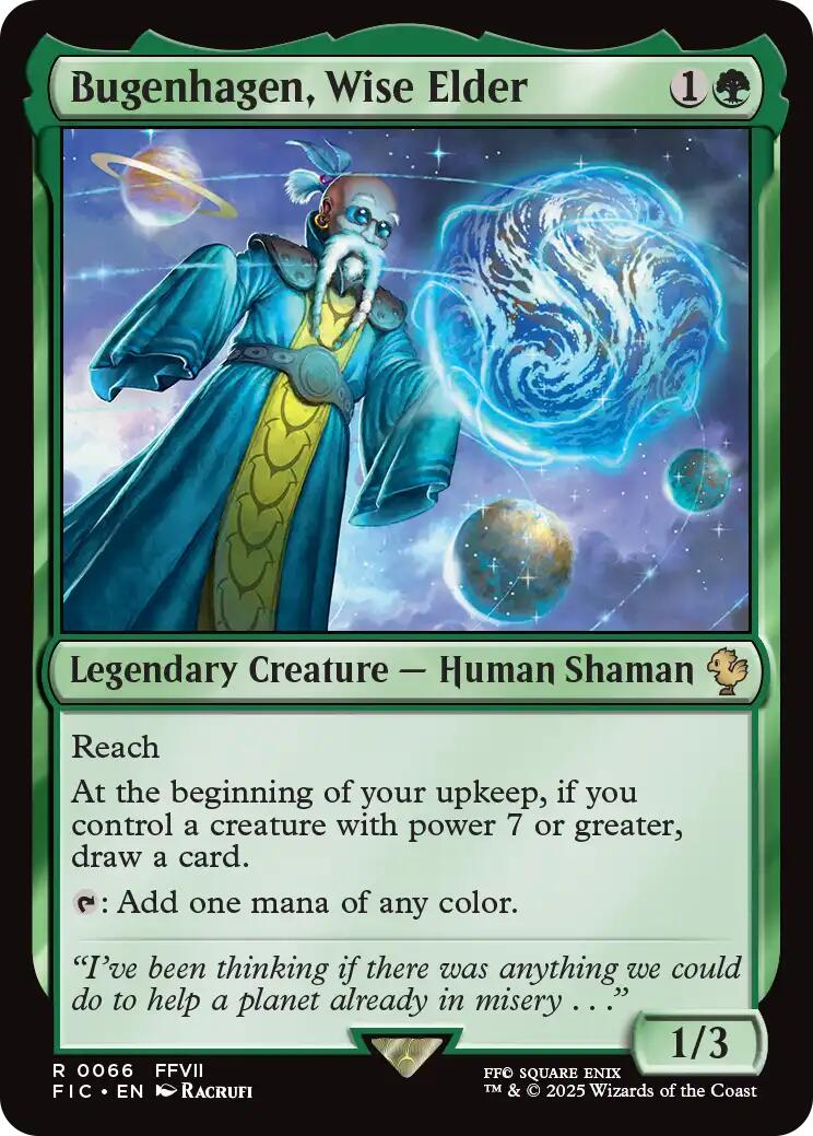 Bugenhagen, Wise Elder (Surge Foil) [FINAL FANTASY Commander] | Game Master's Emporium (The New GME)
