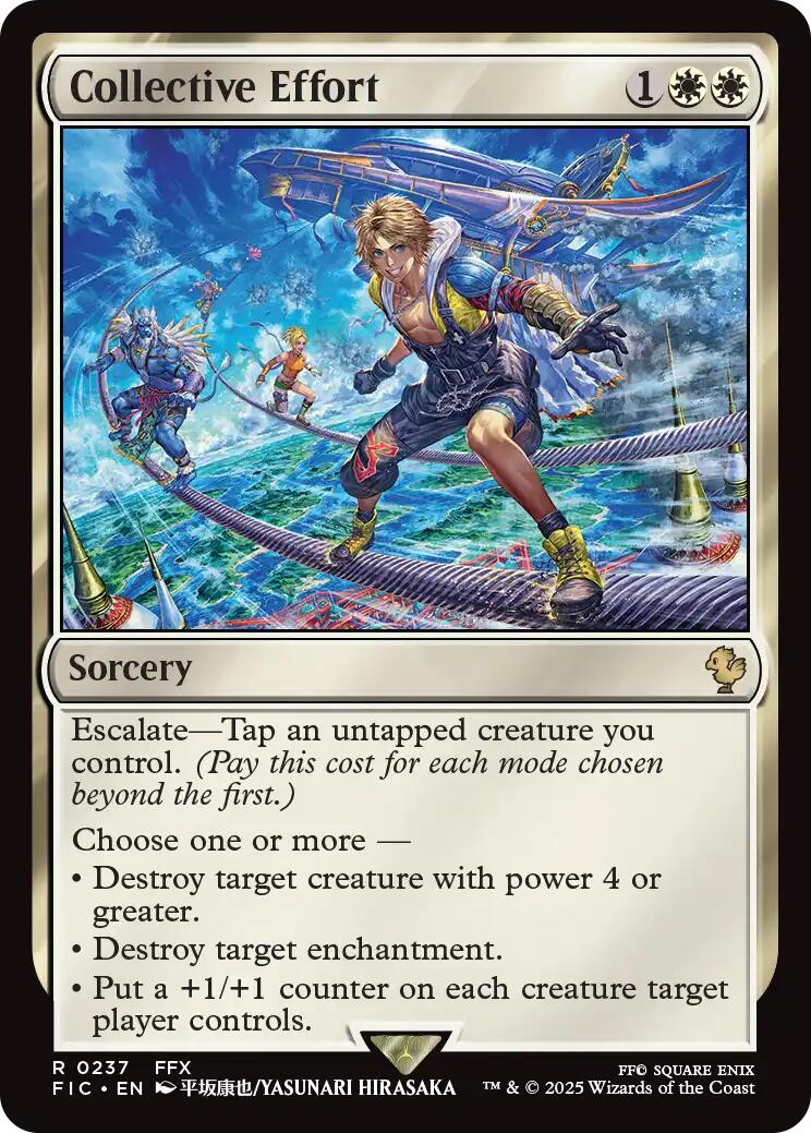 Collective Effort (Surge Foil) [FINAL FANTASY Commander] | Game Master's Emporium (The New GME)