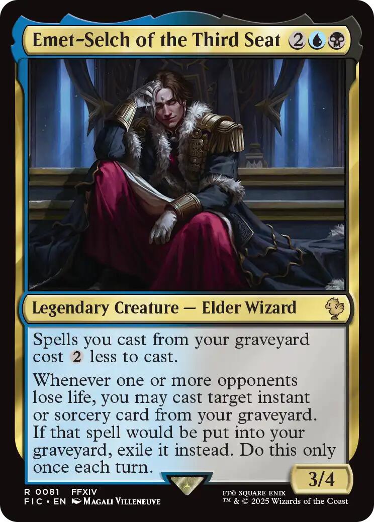 Emet-Selch of the Third Seat (Surge Foil) [FINAL FANTASY Commander] | Game Master's Emporium (The New GME)
