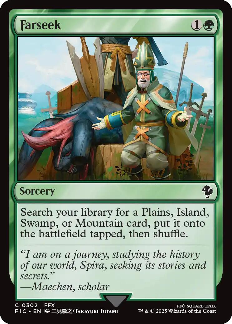 Farseek (Surge Foil) [FINAL FANTASY Commander] | Game Master's Emporium (The New GME)