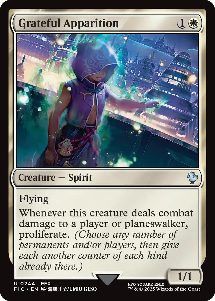 Grateful Apparition (Surge Foil) [FINAL FANTASY Commander] | Game Master's Emporium (The New GME)