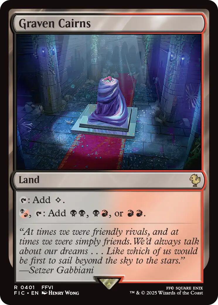 Graven Cairns (Surge Foil) [FINAL FANTASY Commander] | Game Master's Emporium (The New GME)