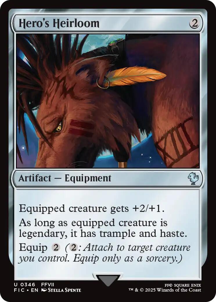 Hero's Heirloom (Surge Foil) [FINAL FANTASY Commander] | Game Master's Emporium (The New GME)