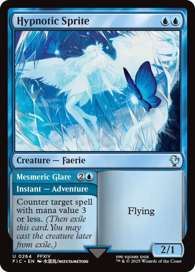 Hypnotic Sprite (Surge Foil) [FINAL FANTASY Commander] | Game Master's Emporium (The New GME)