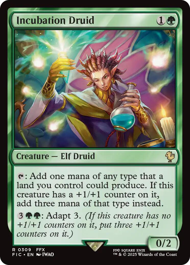 Incubation Druid (Surge Foil) [FINAL FANTASY Commander] | Game Master's Emporium (The New GME)