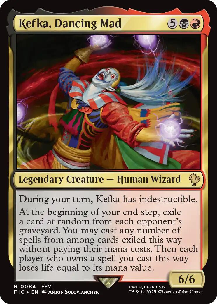 Kefka, Dancing Mad (Surge Foil) [FINAL FANTASY Commander] | Game Master's Emporium (The New GME)