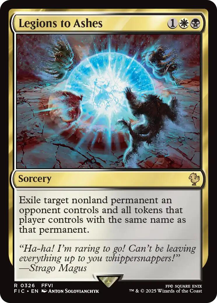 Legions to Ashes (Surge Foil) [FINAL FANTASY Commander] | Game Master's Emporium (The New GME)