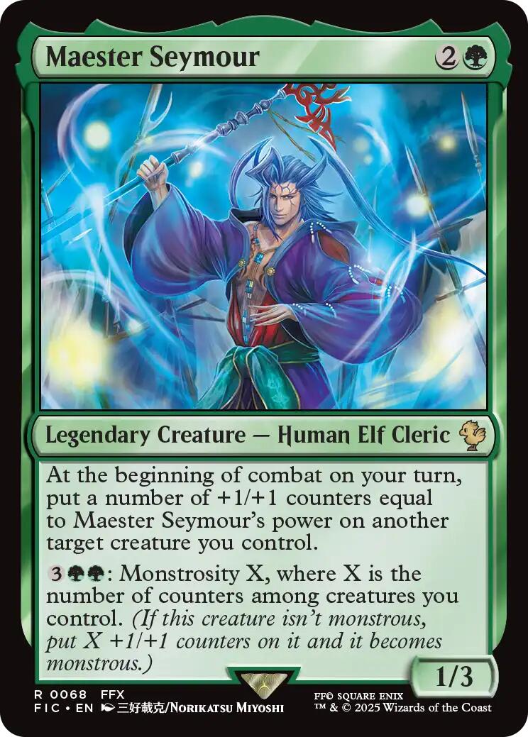 Maester Seymour (Surge Foil) [FINAL FANTASY Commander] | Game Master's Emporium (The New GME)