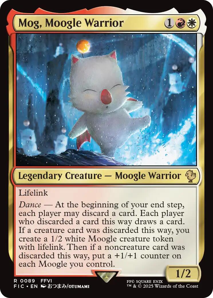 Mog, Moogle Warrior (Surge Foil) [FINAL FANTASY Commander] | Game Master's Emporium (The New GME)