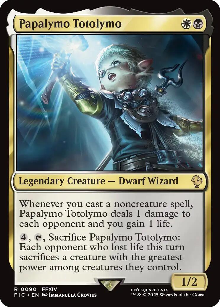 Papalymo Totolymo (Surge Foil) [FINAL FANTASY Commander] | Game Master's Emporium (The New GME)