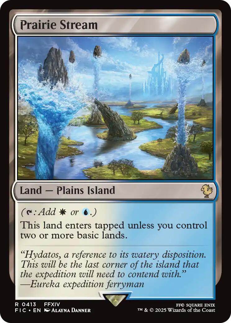 Prairie Stream (Surge Foil) [FINAL FANTASY Commander] | Game Master's Emporium (The New GME)