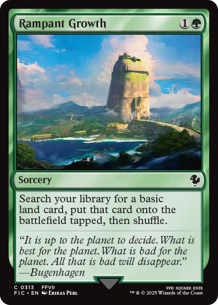 Rampant Growth (Surge Foil) [FINAL FANTASY Commander] | Game Master's Emporium (The New GME)